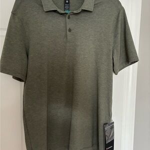 Lululemon Olive Green Polo Shirt - Sz M